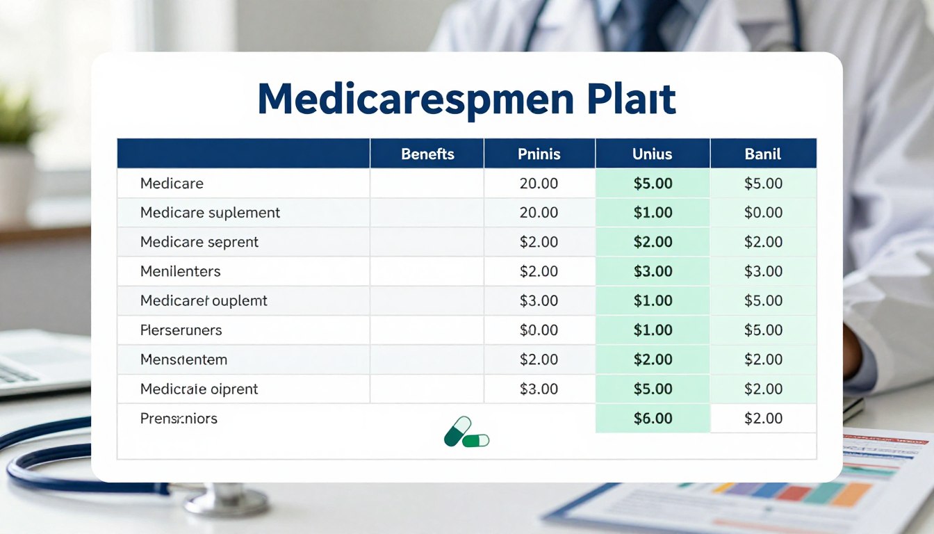 medicare supplement plans comparison chart